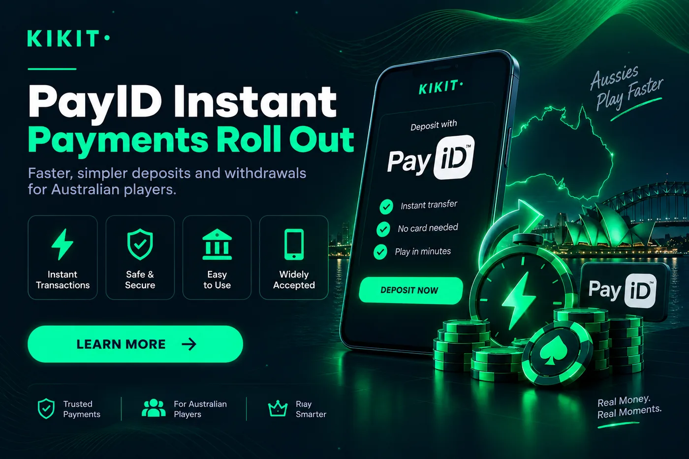 PayID instant payments roll out at Australian casinos